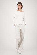 Load image into Gallery viewer, Monari Long Sleeve Top in Off White
