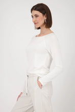 Load image into Gallery viewer, Monari Long Sleeve Top in Off White

