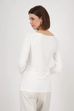 Load image into Gallery viewer, Monari Long Sleeve Top in Off White
