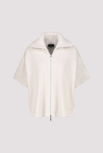Load image into Gallery viewer, Monari Cableknit Zip Vest in Oatmilk
