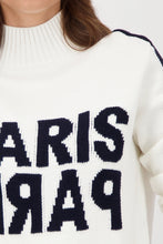 Load image into Gallery viewer, Monari Paris Sweater in White/Navy
