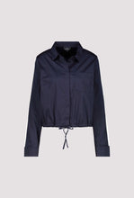 Load image into Gallery viewer, Monari Contrast Stripe Blouse in Marine
