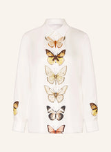 Load image into Gallery viewer, Herzen&#39;s Angelegenheit Butterfly Silk Blouse in Sun Rust Multi
