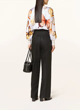 Load image into Gallery viewer, Herzen&#39;s Angelegenheit Butterfly Silk V-Neck Blouse in Sun Rust Multi

