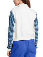 Load image into Gallery viewer, Marc Cain Zip Jacket in Cobalt/White Multi
