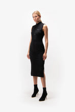 Load image into Gallery viewer, Sportalm Ribbed Jersey Sleeveless Dress in Black
