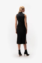 Load image into Gallery viewer, Sportalm Ribbed Jersey Sleeveless Dress in Black
