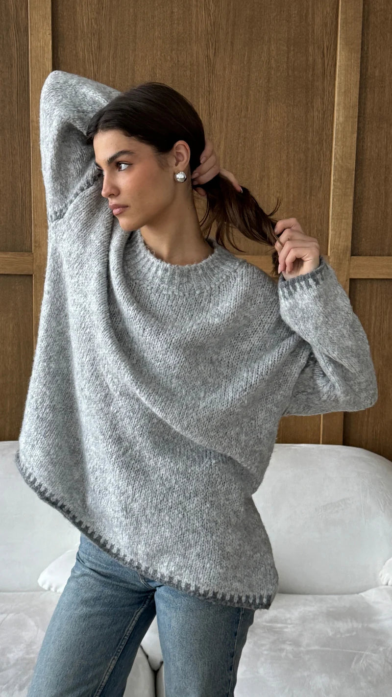 Charli Cleo Sweater in Grey