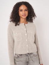 Load image into Gallery viewer, Repeat Wool &amp; Cashmere Cardigan in Hazel
