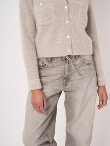 Repeat Wool & Cashmere Cardigan in Hazel
