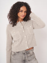 Load image into Gallery viewer, Repeat Wool &amp; Cashmere Cardigan in Hazel
