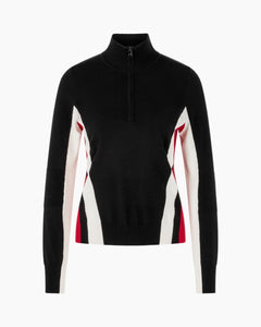 Marc Cain Zip Pullover in Black