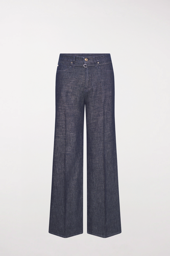 Raffaello Rossi Sventy Belt Jeans in Dark Blue