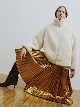 Load image into Gallery viewer, Molliolli Sol Faux Fur Anorak in Ivory

