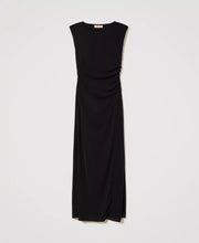 Load image into Gallery viewer, TWINSET Long Knit Dress in Black
