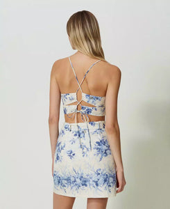 Twinset Floral Print Skirt
