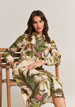 Load image into Gallery viewer, Princess Goes Hollywood Jungle Print Linen Dress
