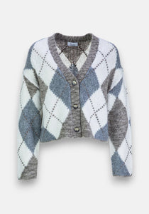 Princess Goes Hollywood Argyle Cardigan