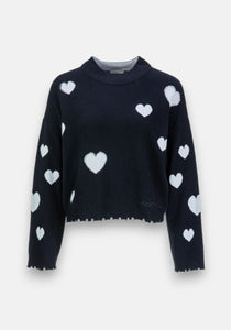 Princess Goes Hollywood Black Heart Sweater