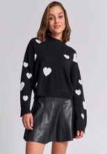Load image into Gallery viewer, Princess Goes Hollywood Black Heart Sweater
