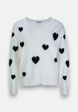 Load image into Gallery viewer, Princess Goes Hollywood V-Neck Heart Sweater

