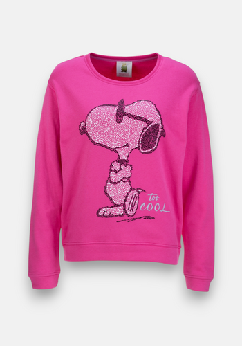 Princess Goes Hollywood Snoopy Sweatshirt in Pink