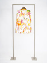 Load image into Gallery viewer, Herzen's Silk Blouse in Pink Buttercup Multi
