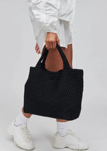 Load image into Gallery viewer, Sol And Selene Sky&#39;s The Limit Medium Tote Bag in Black
