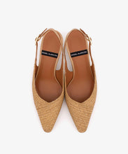 Load image into Gallery viewer, Angel Alarcon Olivia Slingback Pump in Natural

