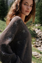 Load image into Gallery viewer, Princess Goes Hollywood Falling Stars Sweater in Coffee
