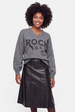 Load image into Gallery viewer, Princess Goes Hollywood Rock Sweater in Slate
