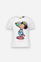 Load image into Gallery viewer, Princess Goes Hollywood Snoopy T-Shirt in White
