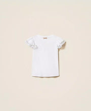 Load image into Gallery viewer, Twinset T-Shirt With Lace in White
