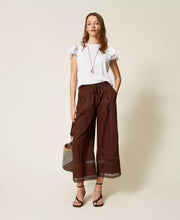 Load image into Gallery viewer, Twinset T-Shirt With Lace in White
