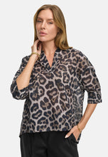 Load image into Gallery viewer, Catnoir Leo Printed V-Neck Blouse
