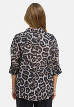 Load image into Gallery viewer, Catnoir Leo Printed V-Neck Blouse
