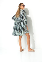 Load image into Gallery viewer, Catnoir Palm Leaves Cotton Dress
