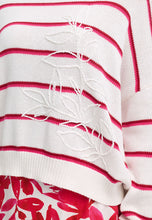 Load image into Gallery viewer, Catnoir Striped Sweater with Embroidery
