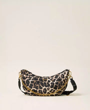 Load image into Gallery viewer, Twinset Animal Print Hobo Bag in Leopard Print
