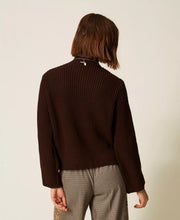 Load image into Gallery viewer, Twinset Sweater in Darkness Brown
