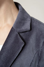 Load image into Gallery viewer, Catnoir Jersey Corduroy Blazer in Navy
