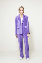 Load image into Gallery viewer, Catnoir Jersey Corduroy Blazer in Violet
