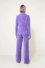 Load image into Gallery viewer, Catnoir Jersey Corduroy Blazer in Violet
