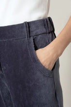 Load image into Gallery viewer, Catnoir Jersey Corduroy Trousers in Navy
