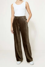 Load image into Gallery viewer, Catnoir Jersey Corduroy Trousers in Olive
