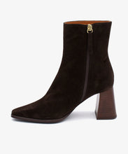 Load image into Gallery viewer, Angel Alarcon Trimia Suede Ankle Boot in Dark Brown

