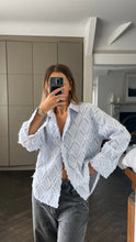 Load image into Gallery viewer, Charli Marlowe Shirt in Blue Stripe
