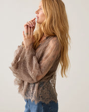 Load image into Gallery viewer, Summum Lace Top in Taupe
