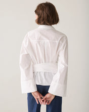 Load image into Gallery viewer, Summum Wrap Blouse in White
