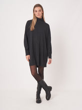 Load image into Gallery viewer, Repeat Wool Dress in Dark Grey
